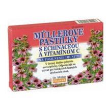 Mullerove pastilky s echinaceou a vitamínom C   12 pastiliek