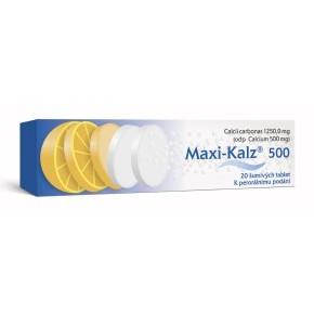 Maxi-Kalz 500, šumivé tablety 20ks