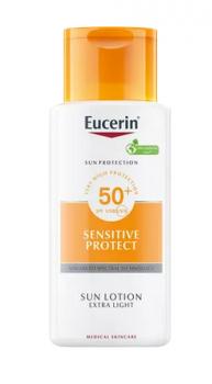Eucerin Sensitive Protect extra ľahké mlieko na opaľovanie SPF50+ 150ml
