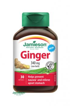 Ginger - Zázvor 340mg 30cps Jamieson
