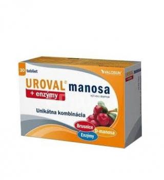 Uroval manosa + enzýmy 30tbl