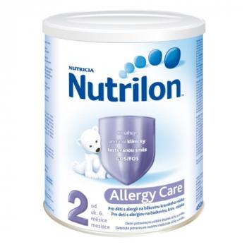 Nutrilon 2 Allergy Care pre deti s alergiou na bielkovinu krav. mlieka, od ukončeného 6.mesiaca 450g
