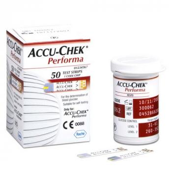 Accu-Chek Performa testovacie prúžky pre glukomer 50ks