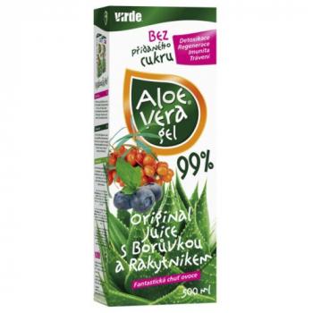 Aloe vera gél 99% - džús s čučoriedkou a rakytníkom 500ml