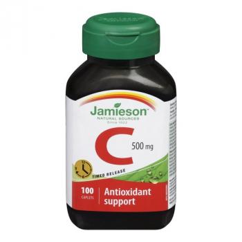 Vitamín C 500mg s postupným uvoľňovaním 100cps Jamienson