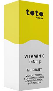 toto vitamin c 250mg 120 kapsúl