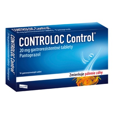 CONTROLOC Control 20mg 14tbl | internetová lekáreň MAGISTER.sk