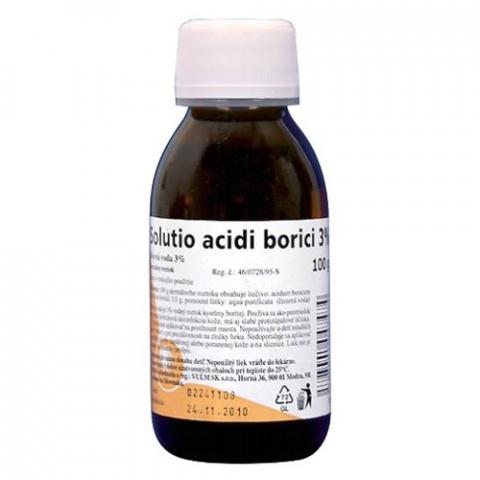 Borova Voda 3 Solutio Acidi Borici 3 Dermalny Roztok 100g Internetova Lekaren Magister Sk