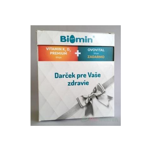 Biomin Vitamin K2d3 Premiun 60cps Ovovital 30cps Zdarma