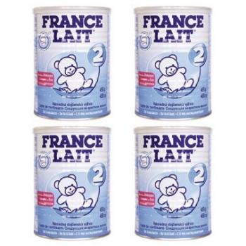France Lait 2 dojčenská mliečna výživa 4x400g