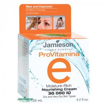 ProVitamina hydratačný vyživujúci krém s vitamínom E 30000 IU 120ml Jamieson