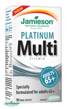 Jamieson Multi PLATINUM vitamíny pre dospelých nad 65 rokov