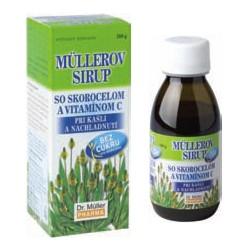 Mullerov sirup so skorocelom a vitamínom C, bez cukru 260g