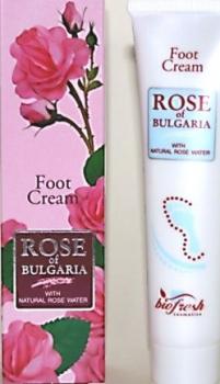 Rose of Bulgaria Ružový krém na nohy 75ml