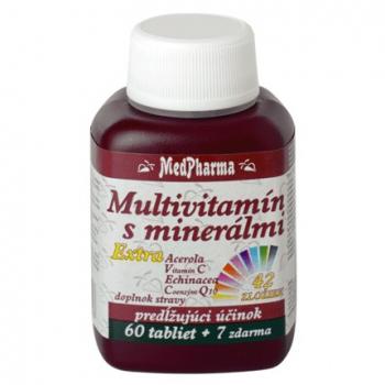 Multivitamín s minerálmi Extra - 42 zložiek 60+7tbl zdarma