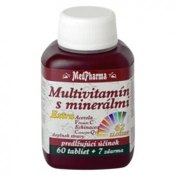 Multivitamín s minerálmi Extra - 42 zložiek 60+7tbl zdarma
