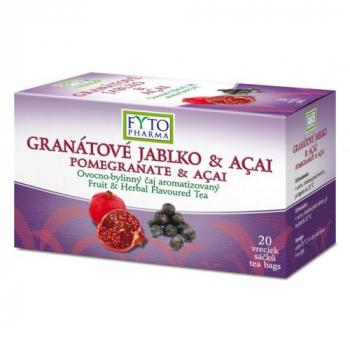 Granátové jablko & acai Ovocno-bylinný čaj aromatizovaný 20x2g