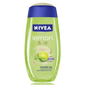 Nivea lemon & oil Sprchový gél s vôňou citrónovej trávy a olejovými perličkami 250ml