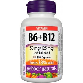 Vitamín B6+B12+kyselina listová 120cps