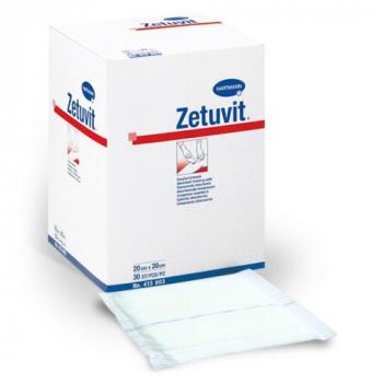 Zetuvit Kompres s vysokou absorpčnou schopnosťou, sterilný 10x10cm 25ks