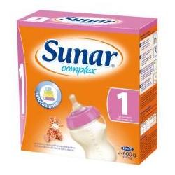 Sunar complex 1 počiatočná sušená mliečna výživa dojčiat 600g