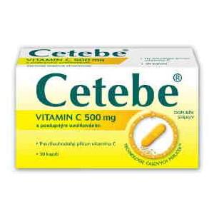 Cetebe Vitamín C 500mg 30kps