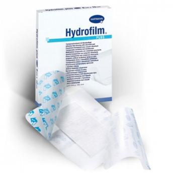 Hydrofilm plus Samolepiaci transparentný obväz s absorpčným vankúšikom 5x7cm 5ks