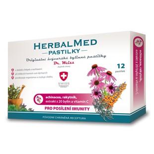 HerbalMed pastilky Dr. Weiss - pre posilnenie imunity 12ks