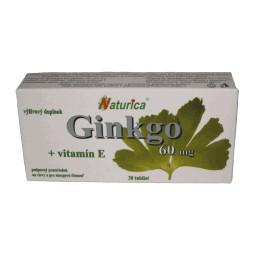 Ginkgo 60mg + vitamín E 30tbl