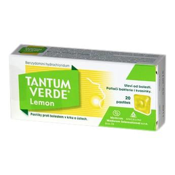 Tantum Verde Lemon tvrdé pastilky s citrónovou príchuťou 20ks