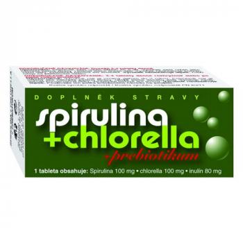 Spirulina + chlorela + prebiotikum 90tbl