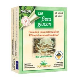 Beta glucan 120 prírodný imunostimulátor 30tbl