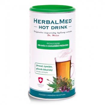 HerbalMed Hot drink Dr. Weiss - rýchla úľava pri kašli a zahlienení priedušiek 180g
