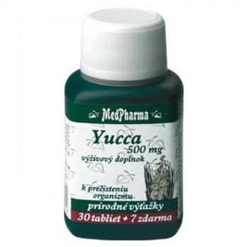 Yucca 500 mg 30+7tbl zdarma