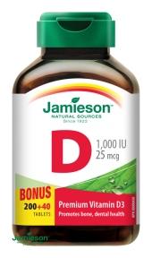 Vitamín D3 1000 IU 240tbl Jamieson