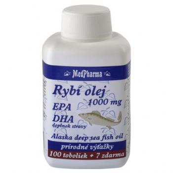 Rybí olej 1000 mg - EPA + DHA 100+7tob zdarma