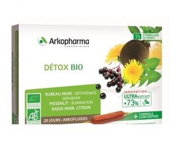 ARKOFLUIDS DETOX BIO prírodné šťavy