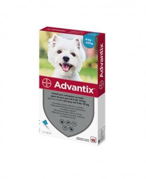 Advantix Spot-on pipeta pre psy od 4 do 10kg