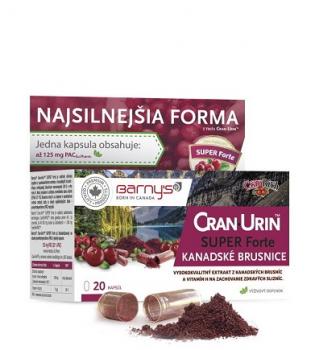 Barny's Cran-Urin Super Forte Kanadské Brusnice 20 kapsúl