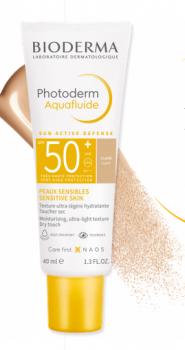 Bioderma Photoderm Aquafluid SPF50+ svetlý odtieň 40ml