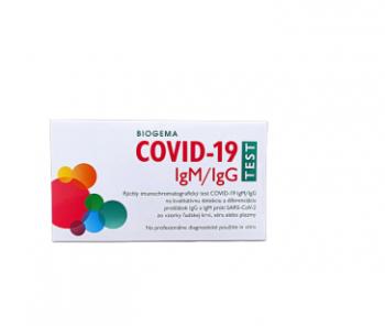 Biogema COVID-19 IgMIgG test na protilátky 1 ks