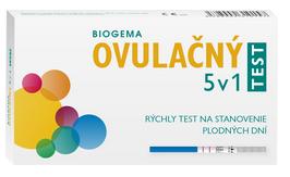 Ovulačný test 5v1 - test na stanovenie plodných dní z moču