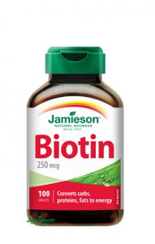 Biotín 250µg Jamieson vitamín H