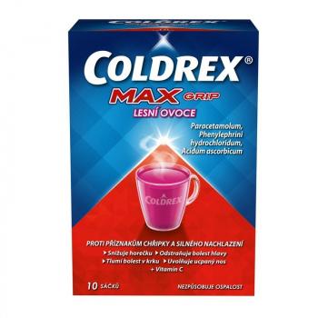 Coldrex MaxGrip Lesné ovocie 10 vreciek 