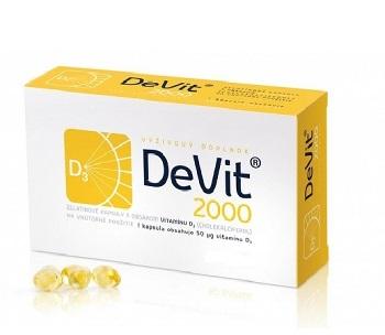 DeVit 2000 želatínové kapsulky 120ks