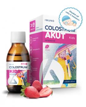 Delta Colostrum AKUT Intensive Kids jahodová príchuť 125ml