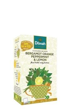 Dilmah Bergamot Orange Peppermint & Lemon bylinný čaj 20 x 2 g