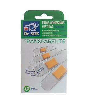 Dr.SOS náplasť transparentná 20ks