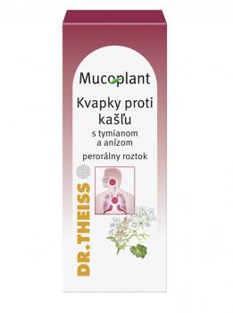 Dr. Theiss Mucoplant Kvapky proti kašľu, perorálny roztok 30ml