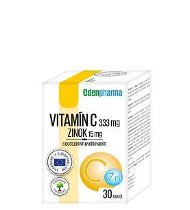 EDENPharma Vitamín C + Zinok s postupným uvoľňovaním 30 tbl